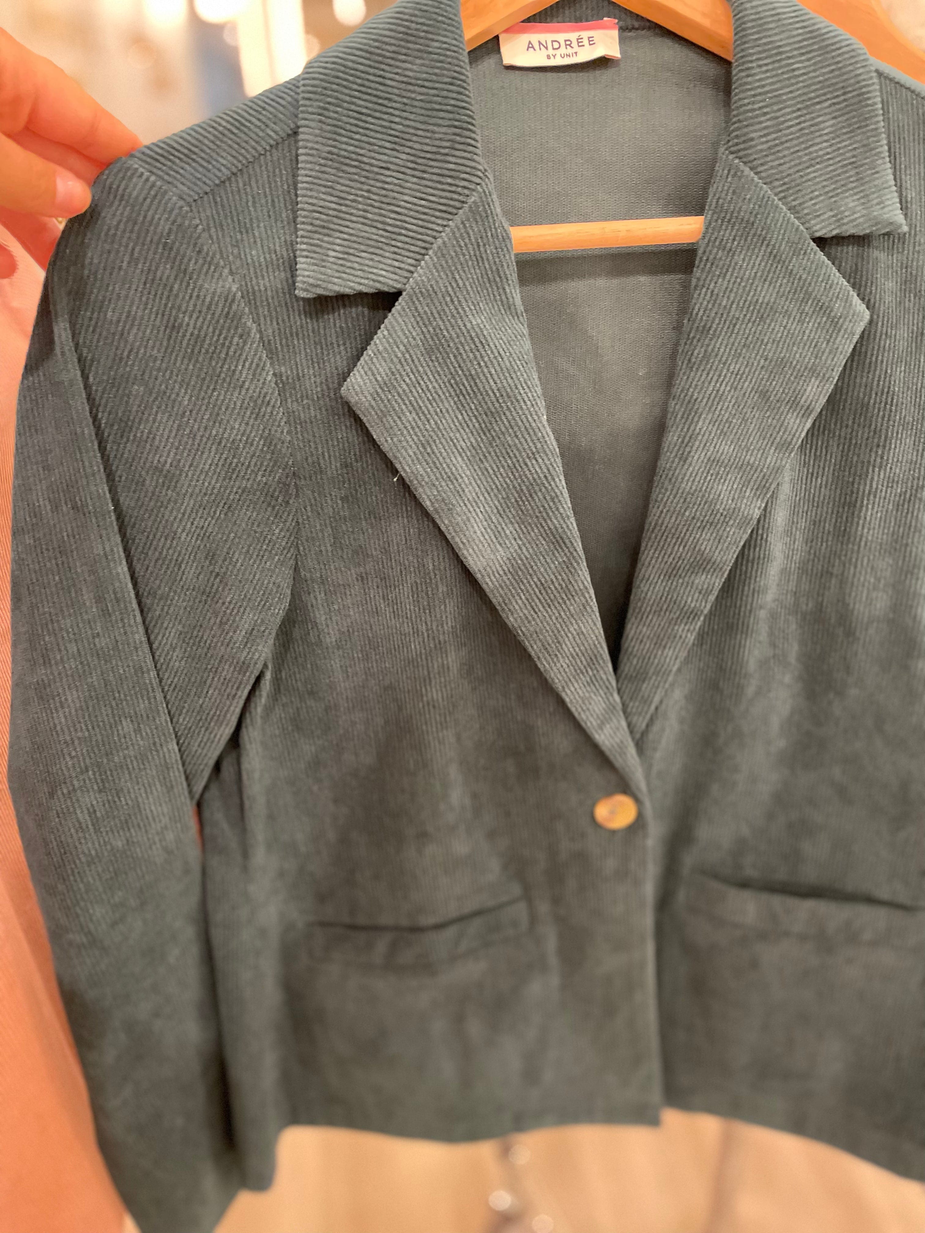 Hunter Green Corduroy Blazer