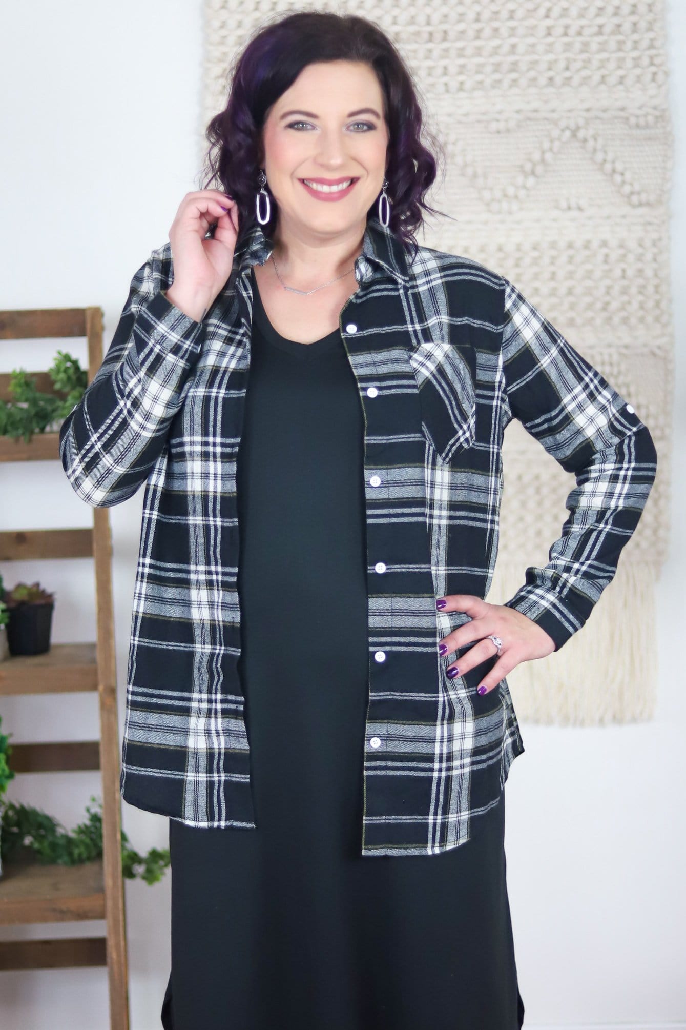 Plaid Flannel Shacket