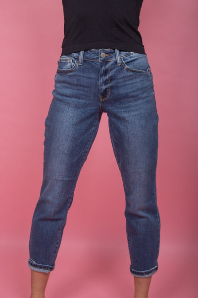 Midrise Clean Boyfriend Jean
