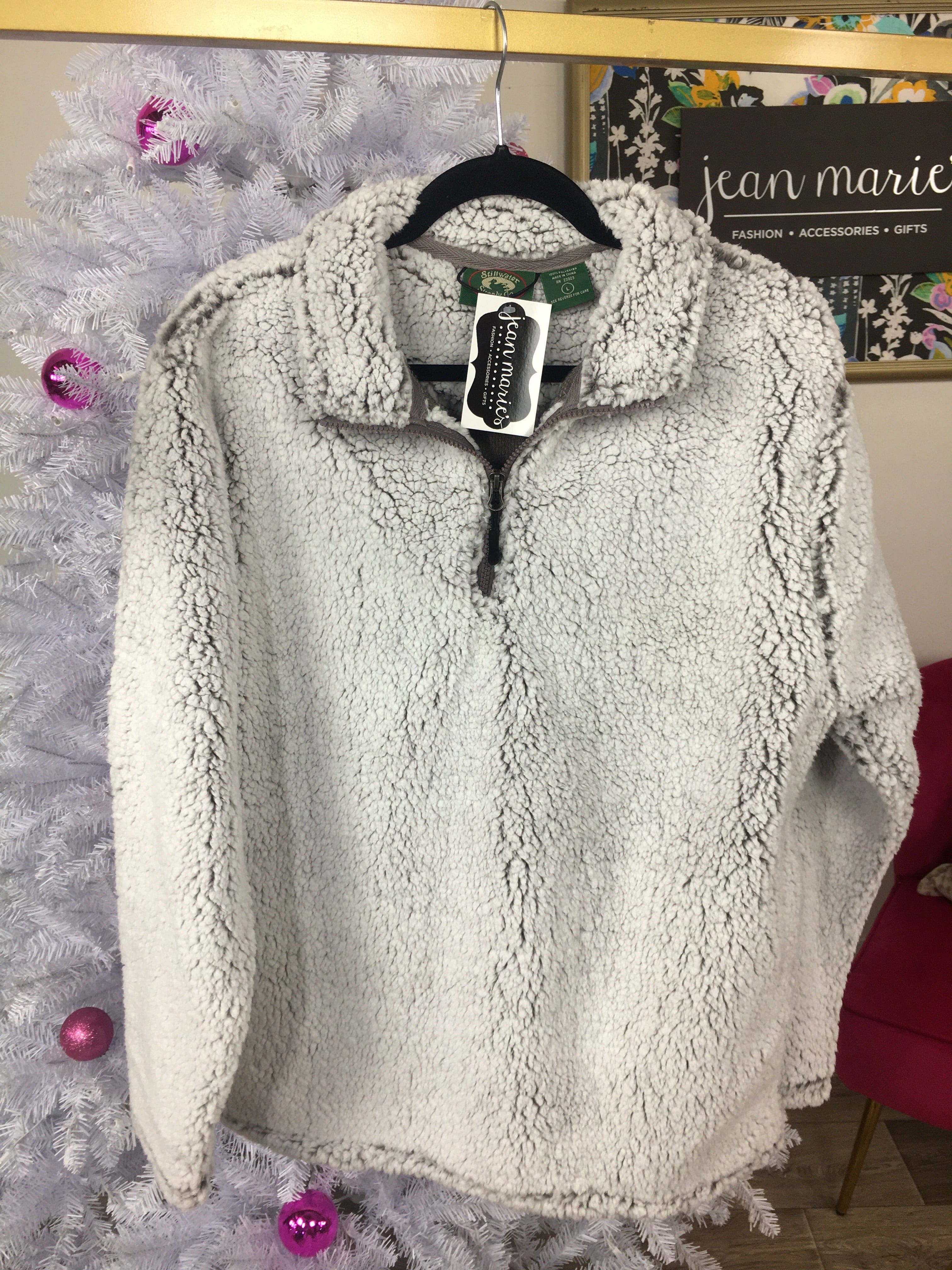 Brown Sherpa Pull Over