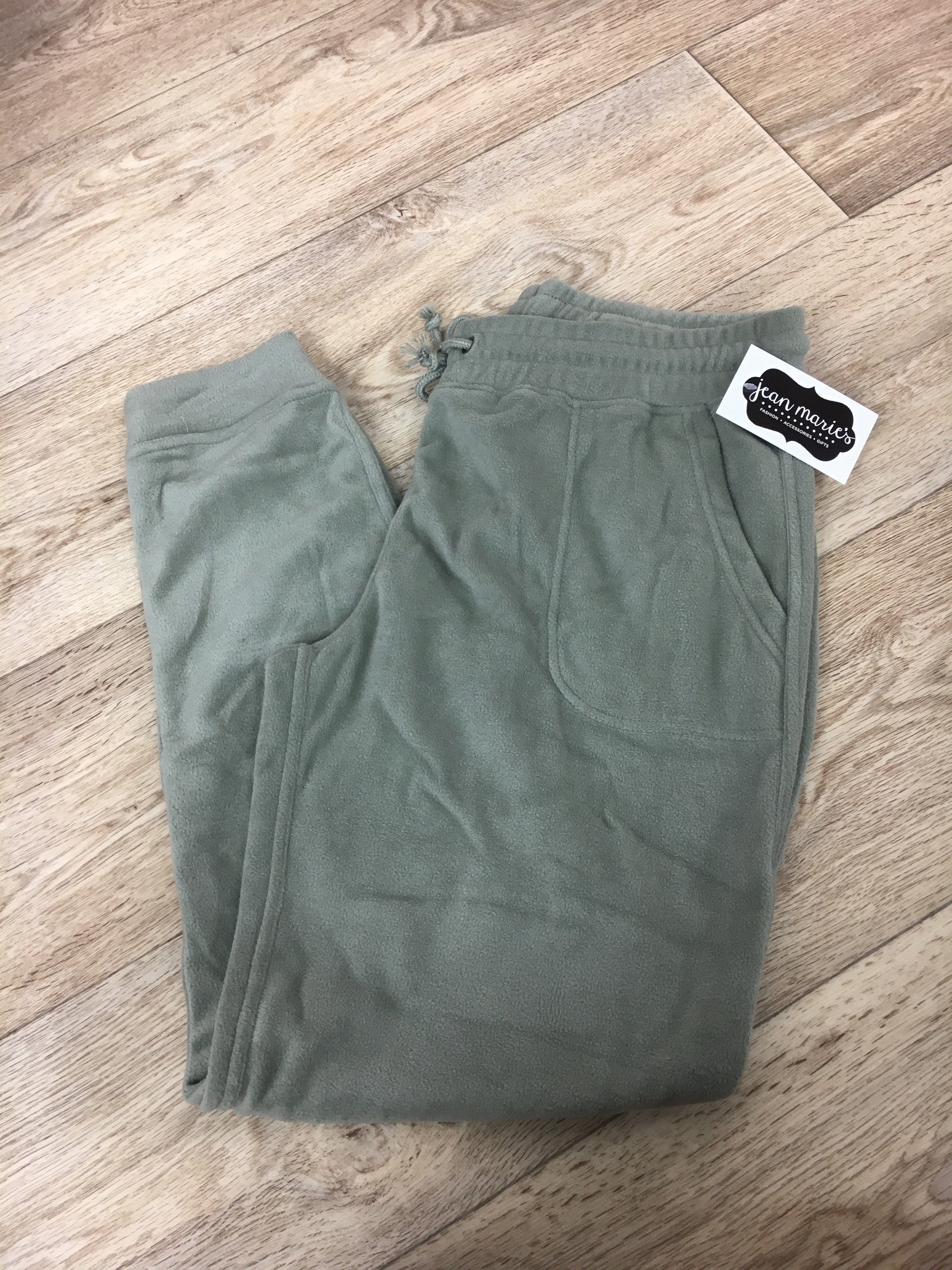 Olive Fleece Jogger