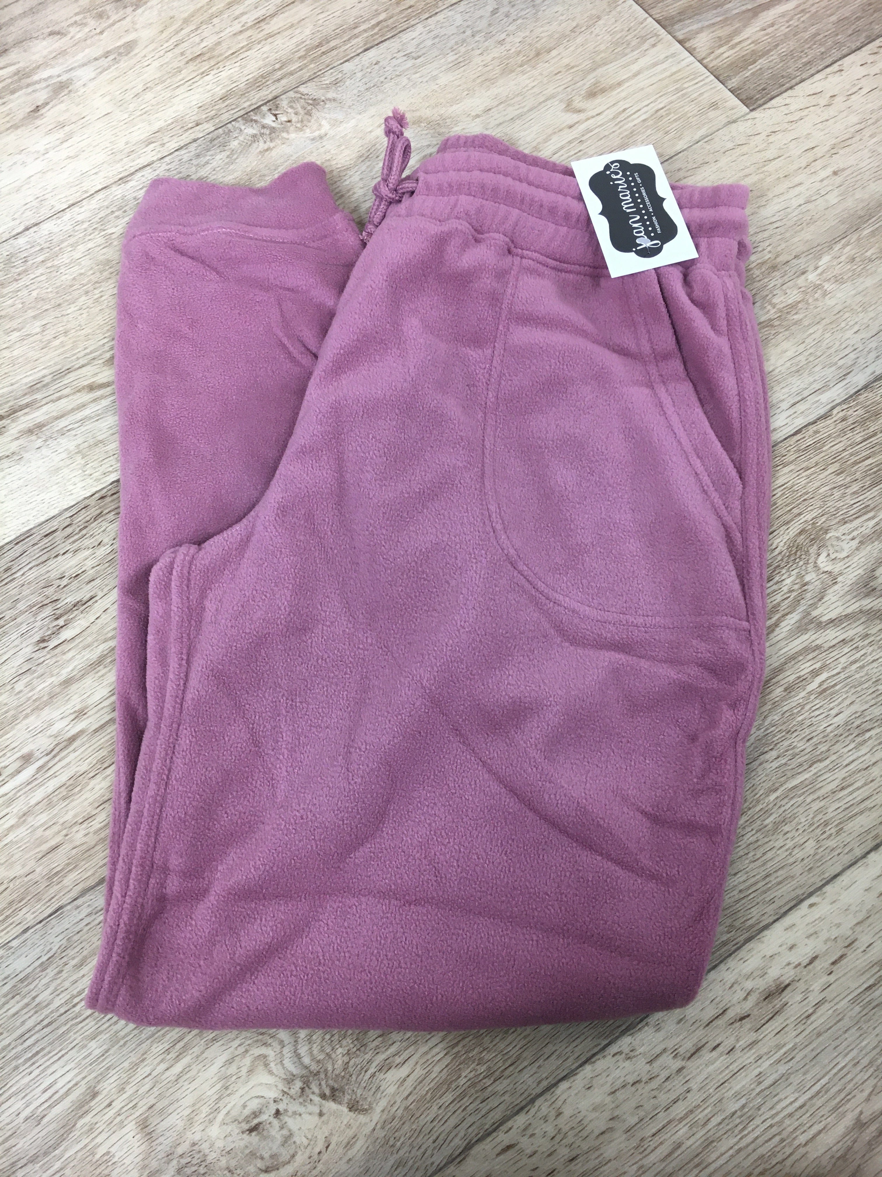 Mauve Fleece Jogger