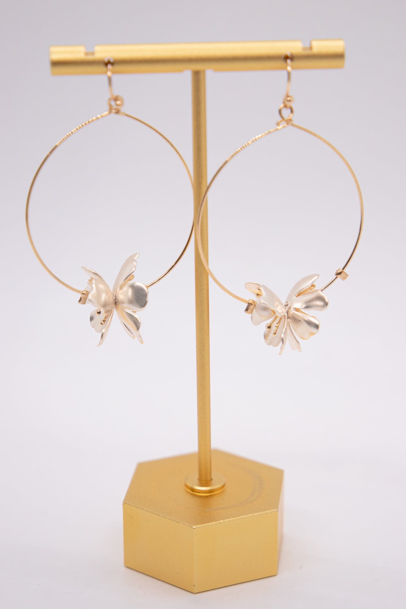 Golden Flower Hoop