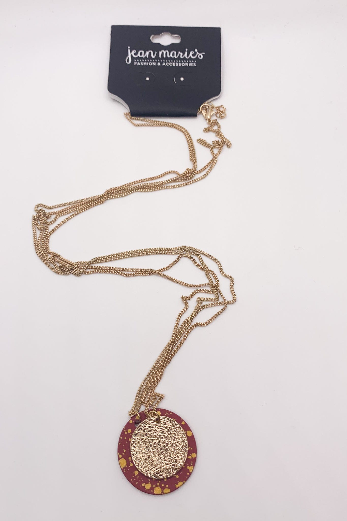 Speckled Pendant Necklace