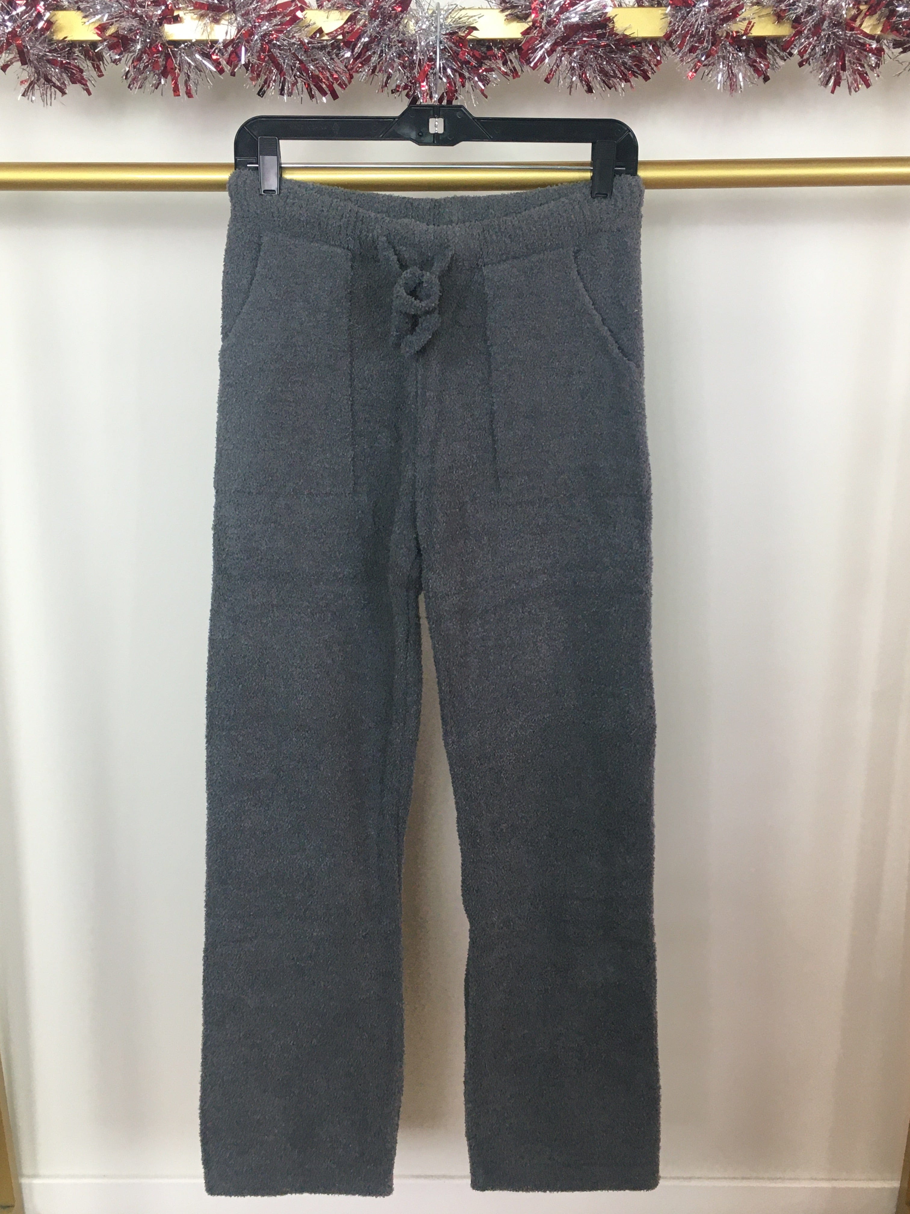 Grey Luxury Plush Pant