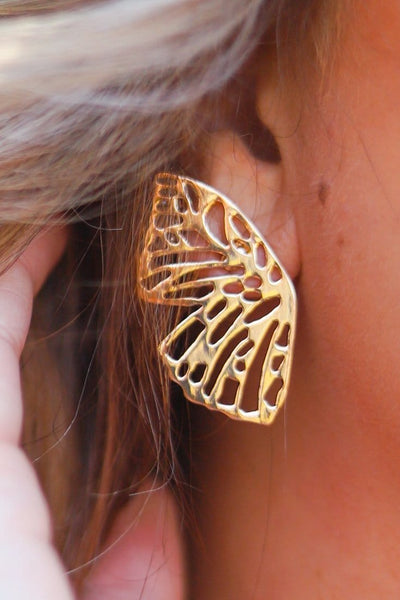 Resin Butterfly Earring