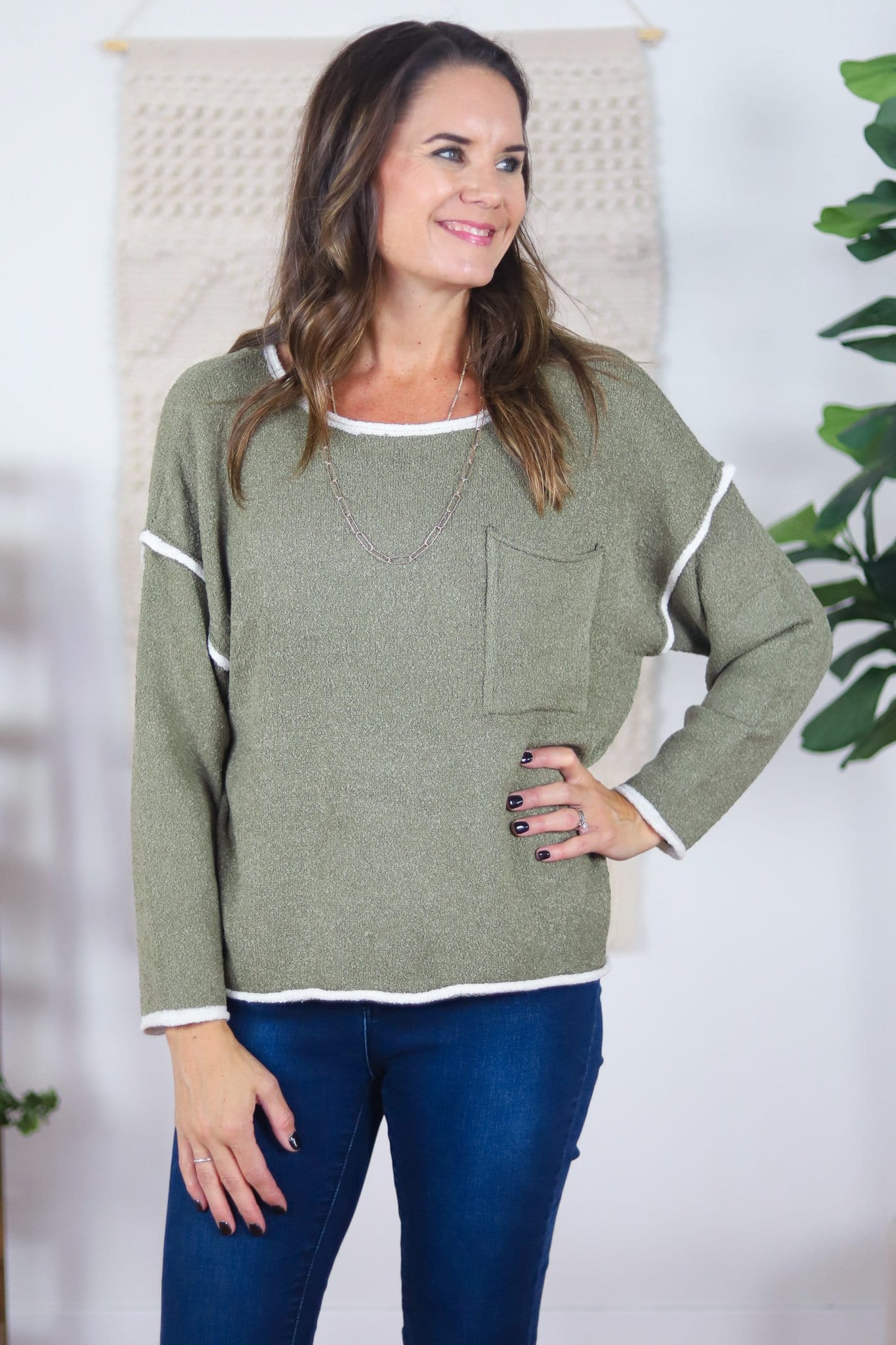 Cozy Popover Sweater