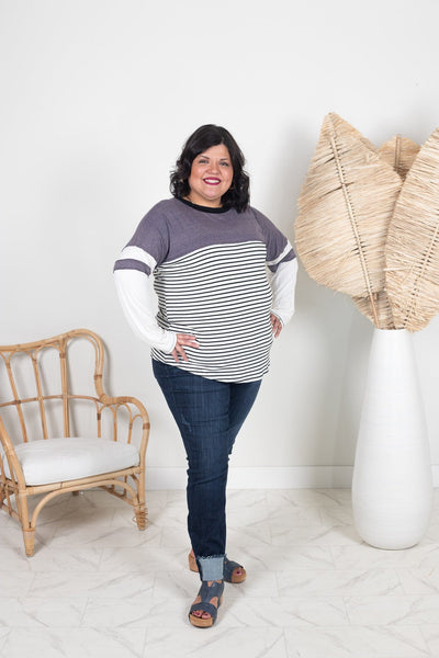 Erika Colorblock Knit Top