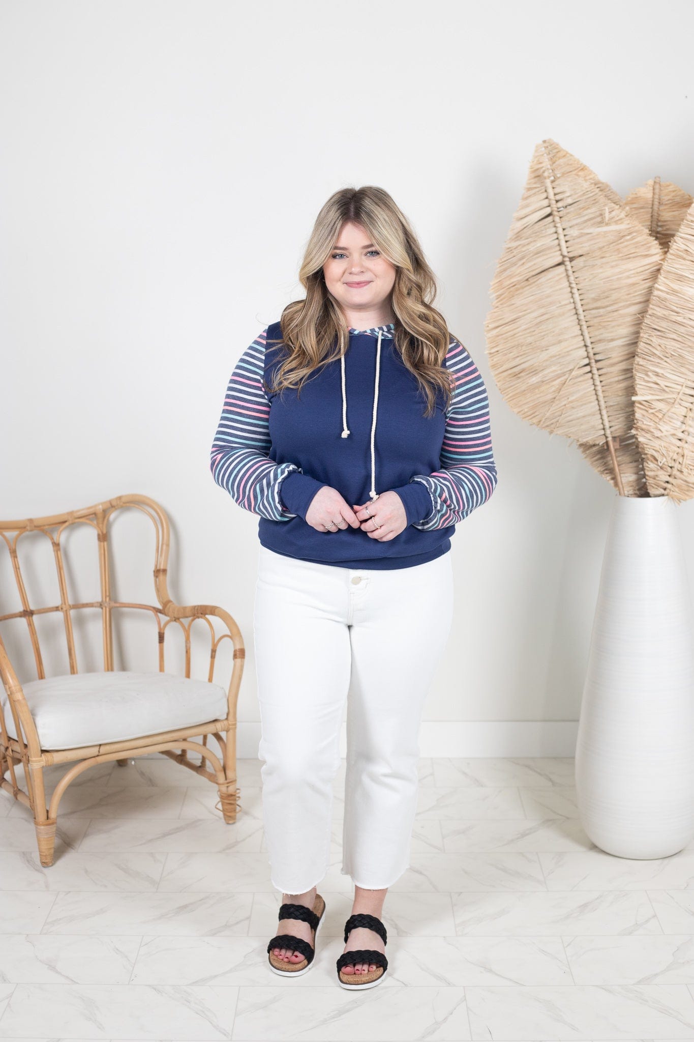 Kalyn Multi Stripe Hoodie