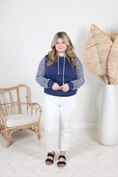 Kalyn Multi Stripe Hoodie