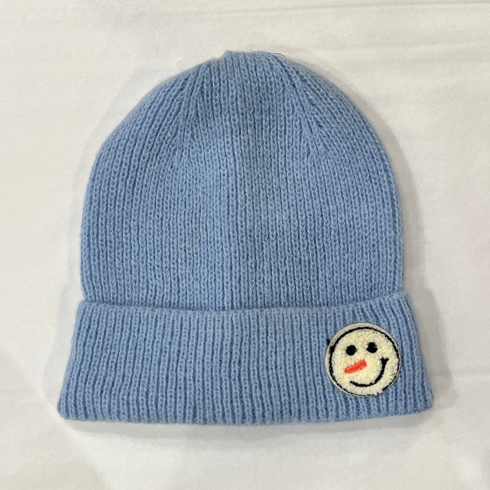 Blue Snowman Icon Beanie Hat