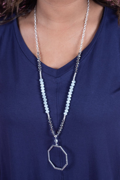 Beach Beads Pendant Necklace