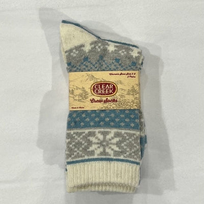 Clear Creek 2pk Crew Women's Socks