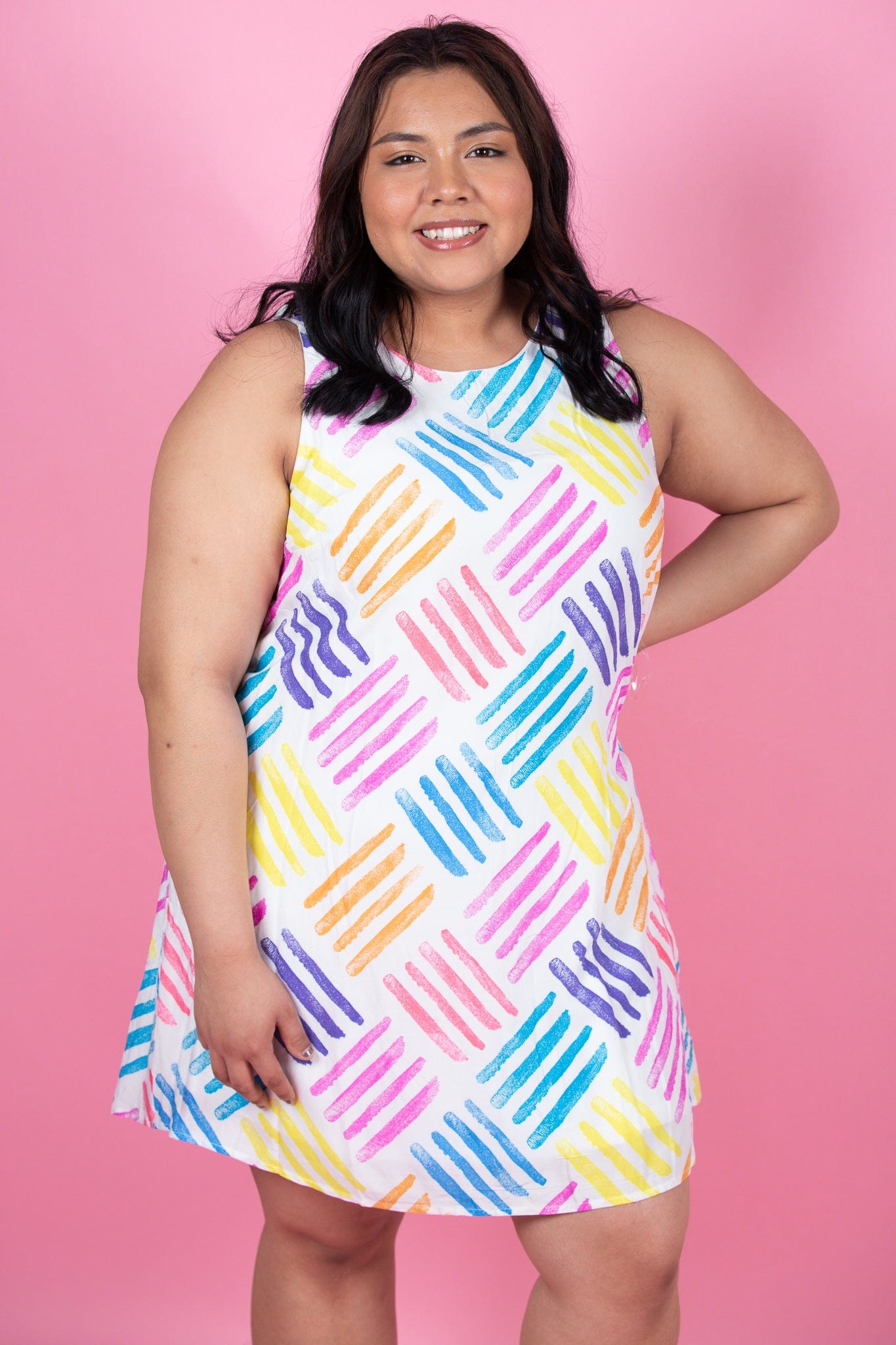 Vintage Geo Mix Dress