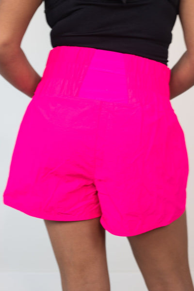 Neon Coral Sport Short