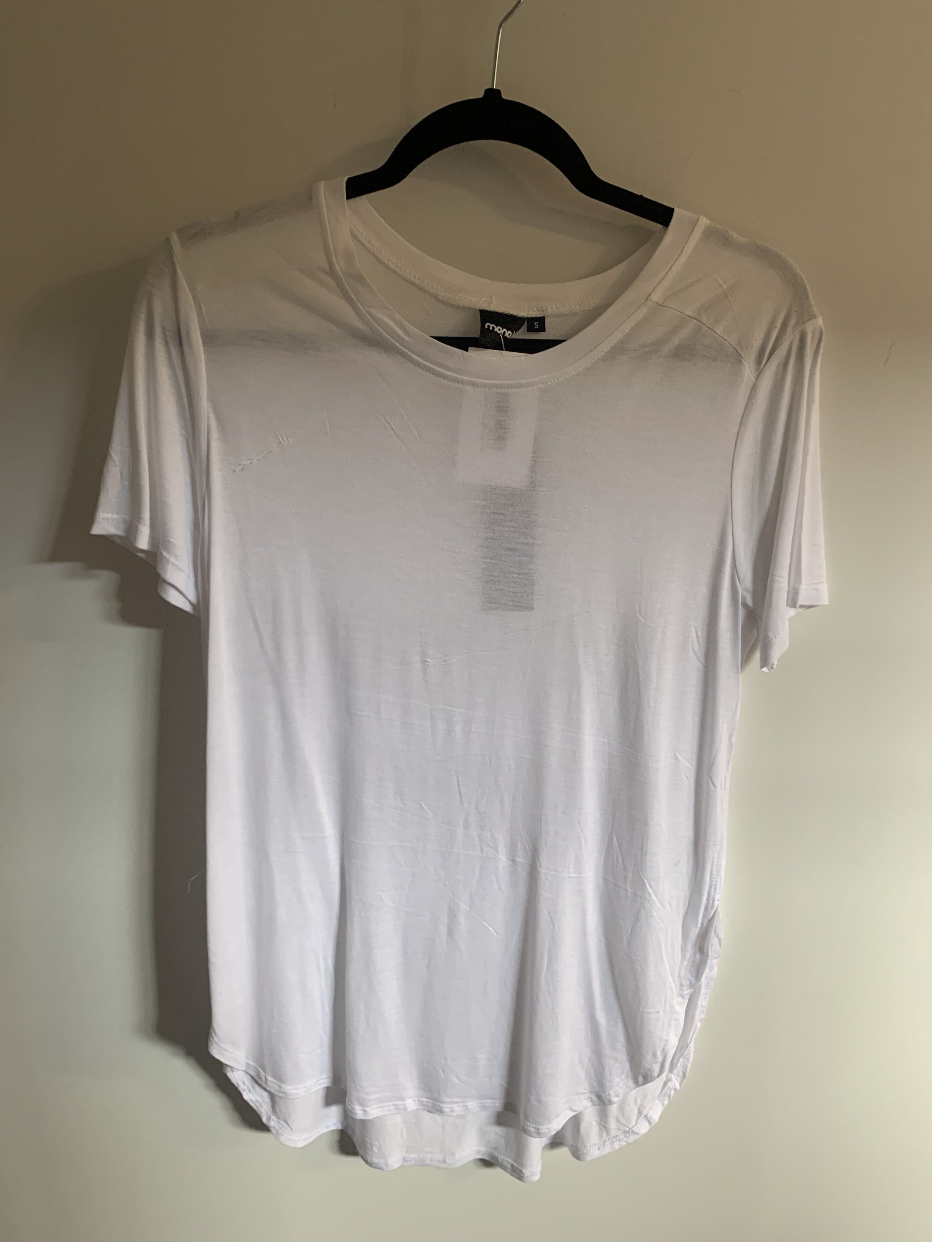 White Tulip Athleisure Longline Top