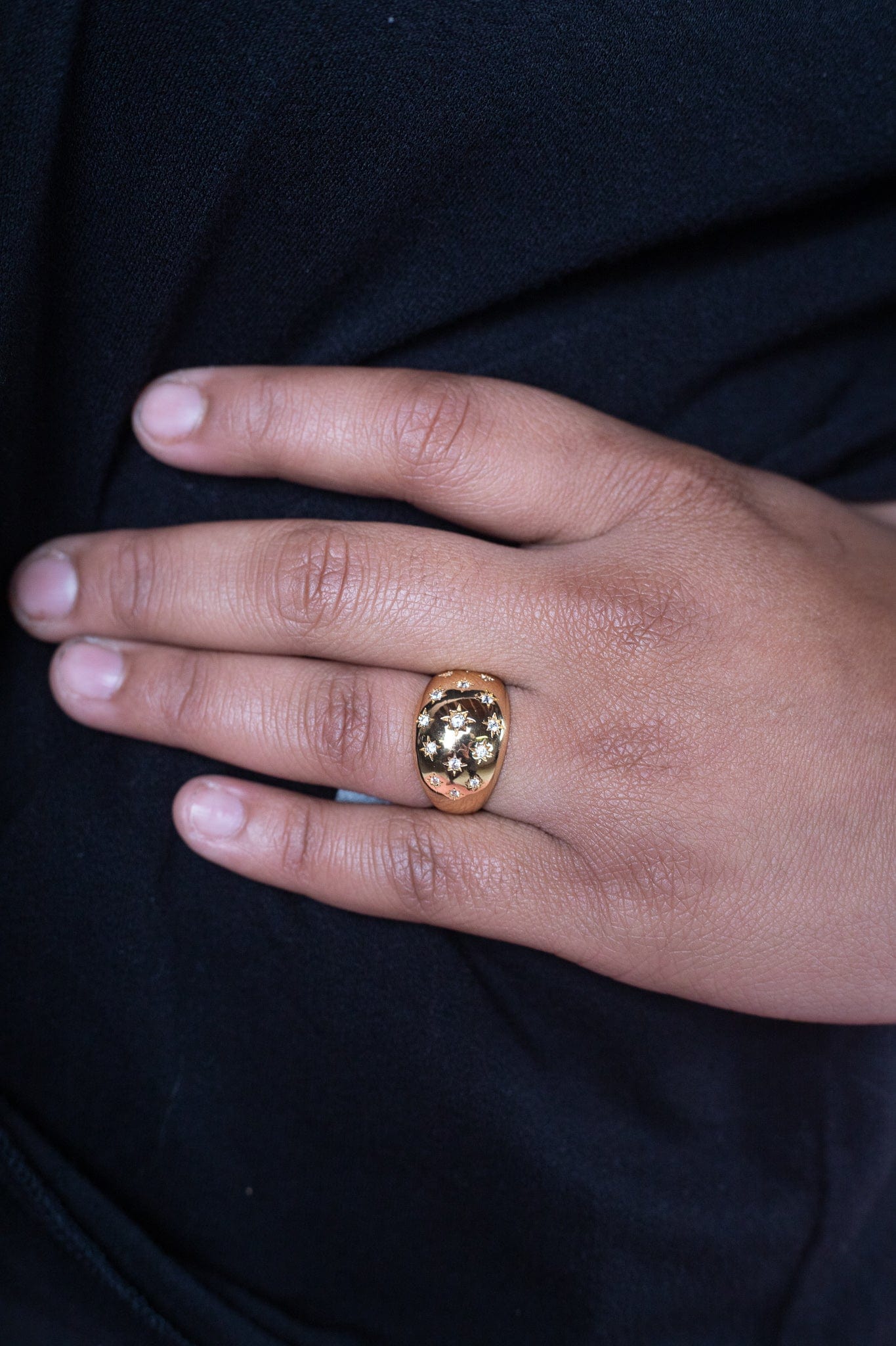 Gold Stars Ring 