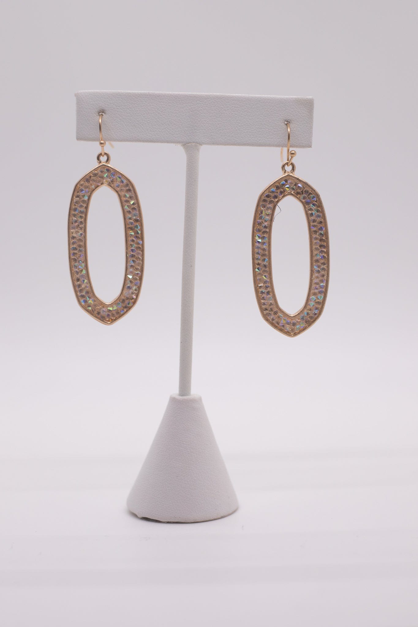 Sparkle Oval Earring 