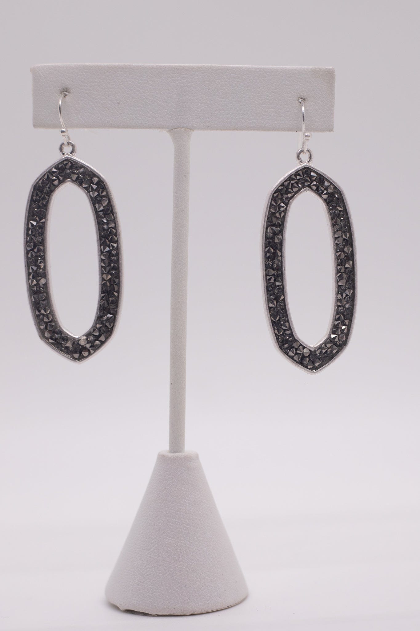 Sparkle Oval Earring