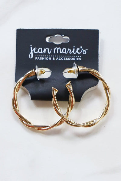 Braided Hoop Earring