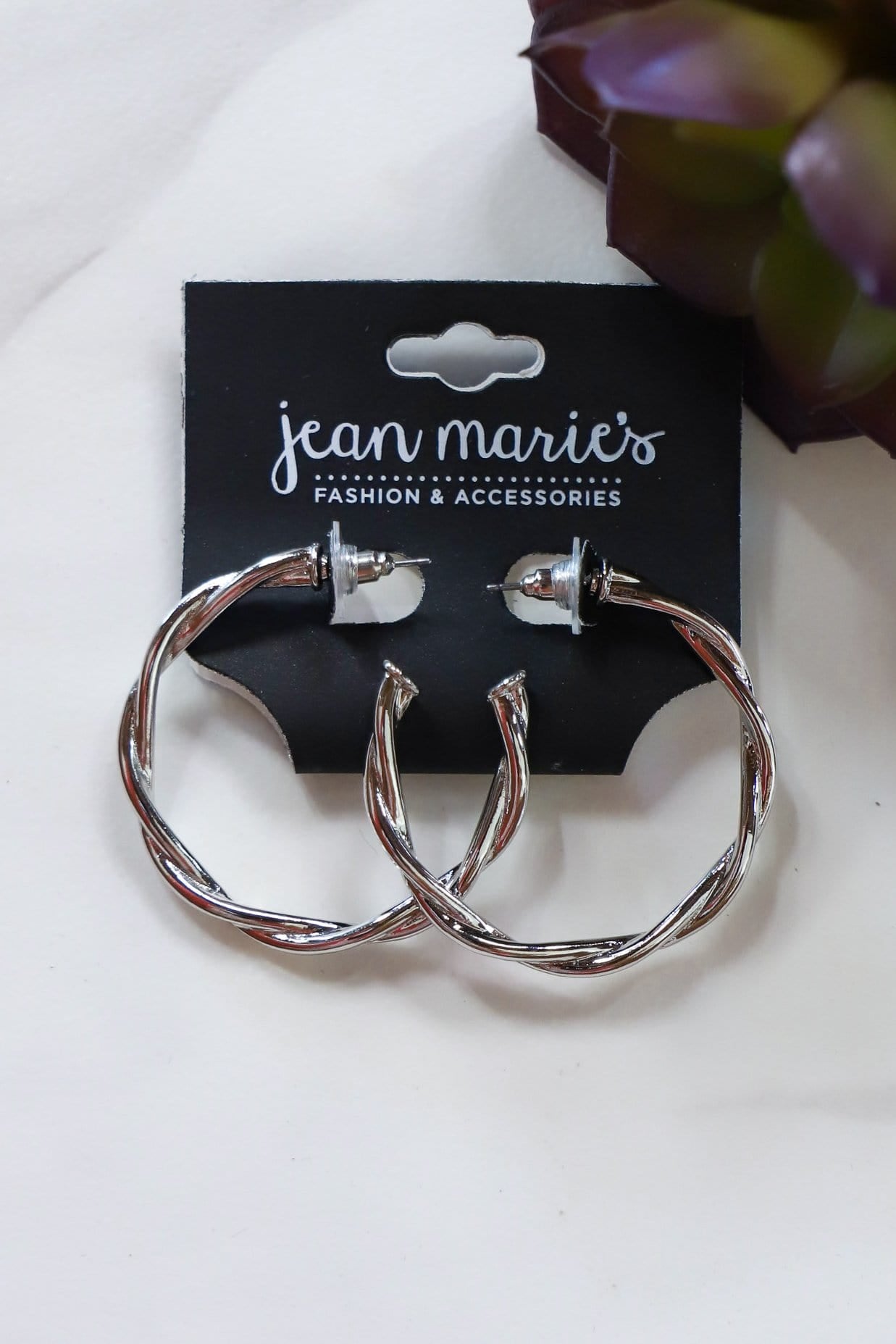 Braided Hoop Earring