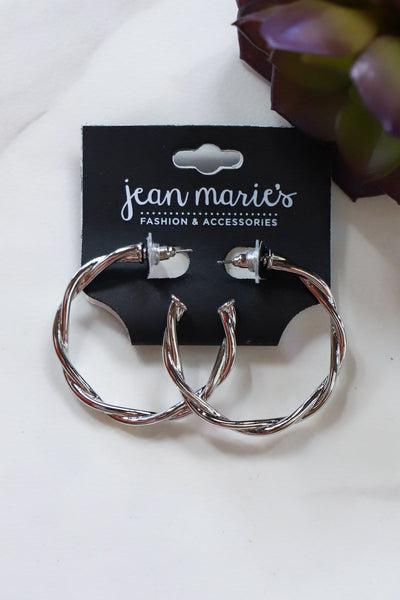 Braided Hoop Earring
