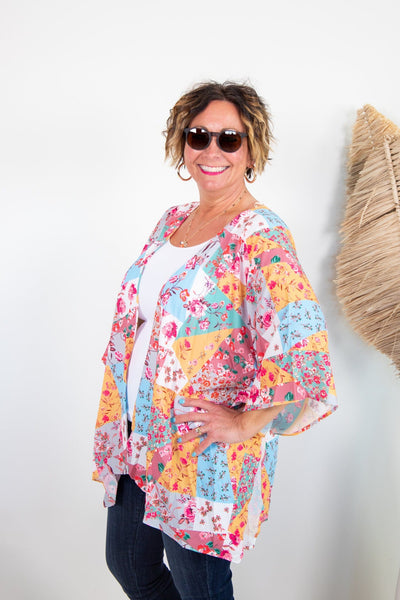 Honey Floral Kimono