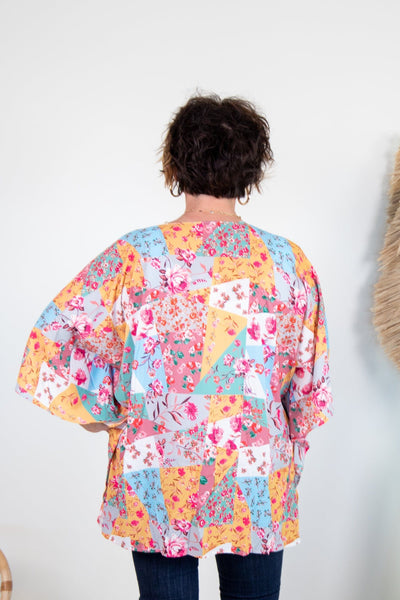 Honey Floral Kimono