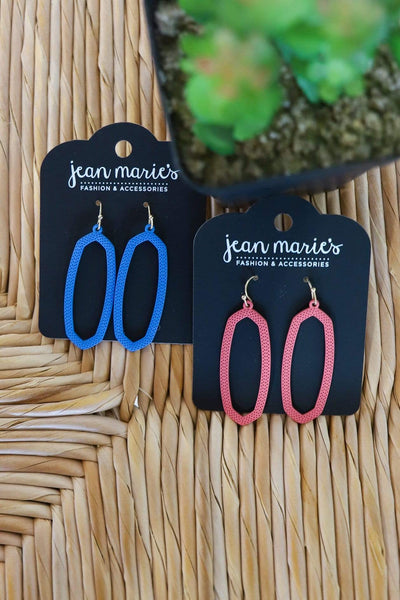 Color Pop Oval Earring