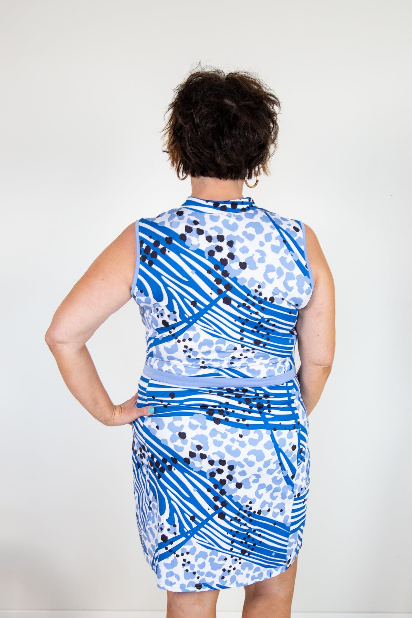 Blue Wild Rose Ana Claire Dress