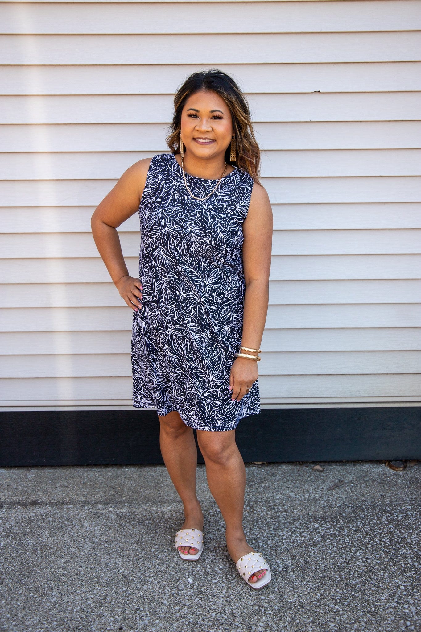 Black Jaguar Lilia Crisscross Dress