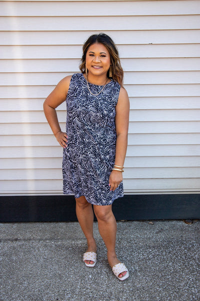 Black Jaguar Lilia Crisscross Dress