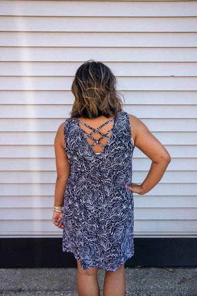 Black Jaguar Lilia Crisscross Dress