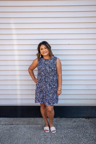 Black Jaguar Lilia Crisscross Dress