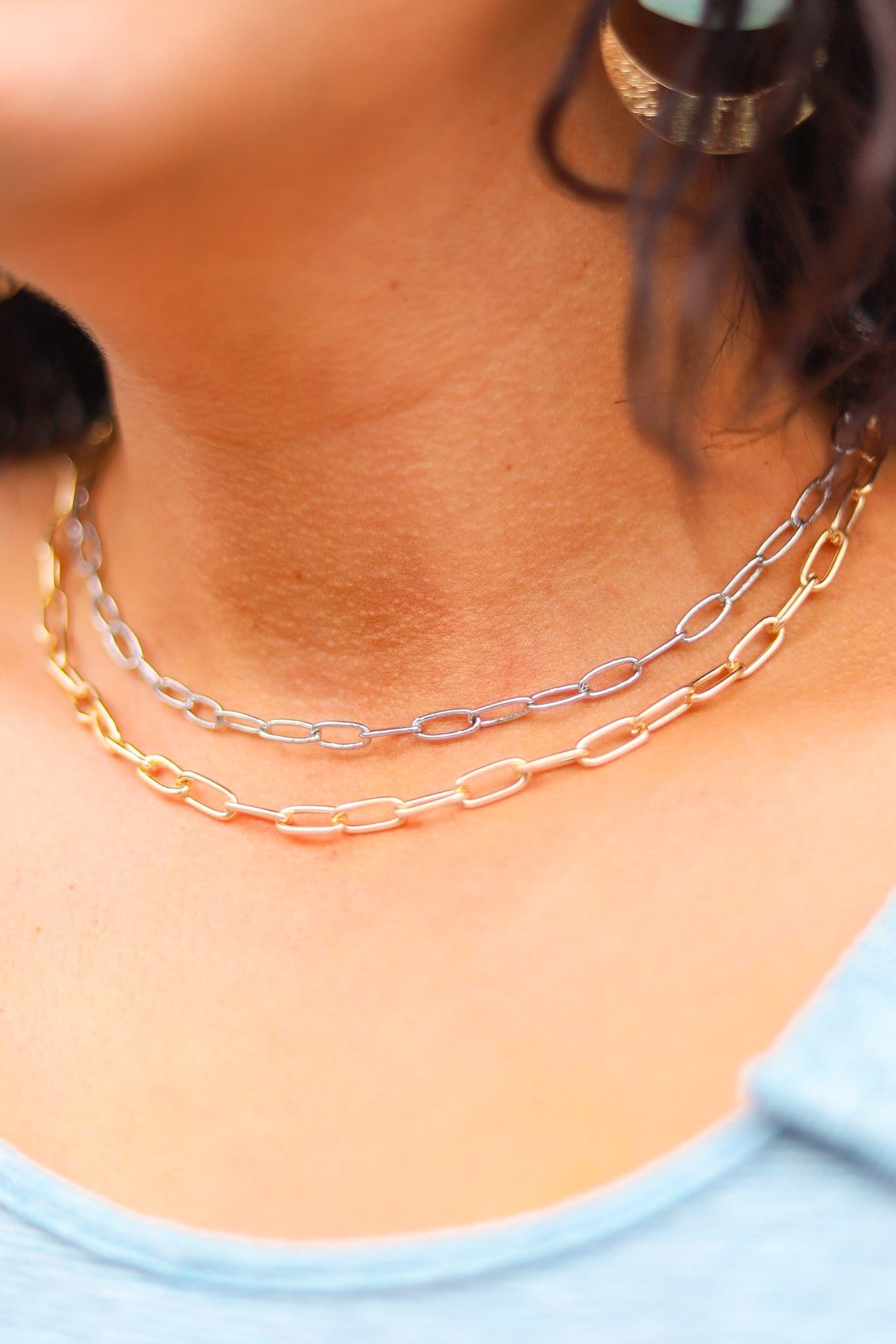 Double Layer Chain Necklace