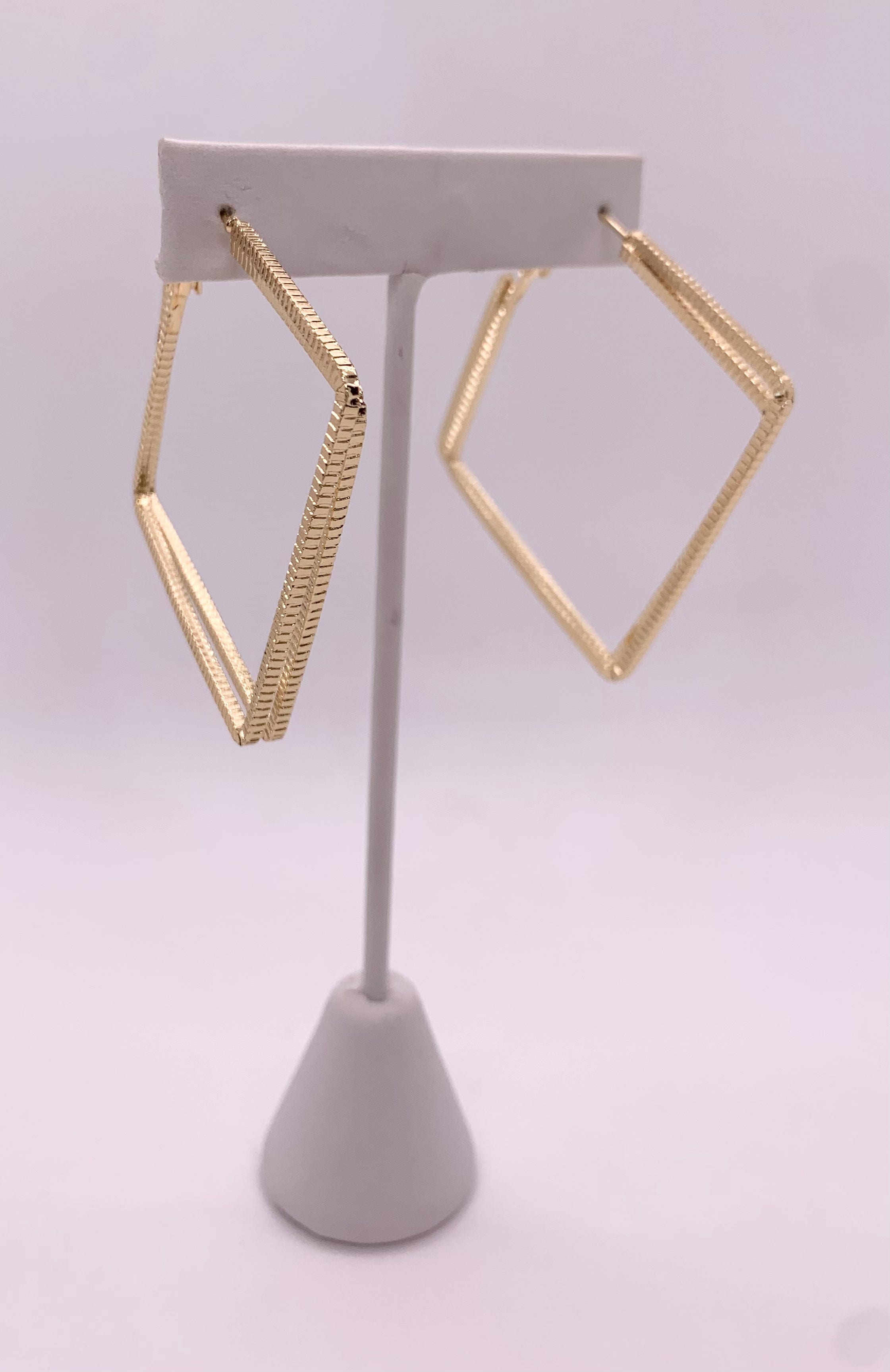 Gold Geo Earrings