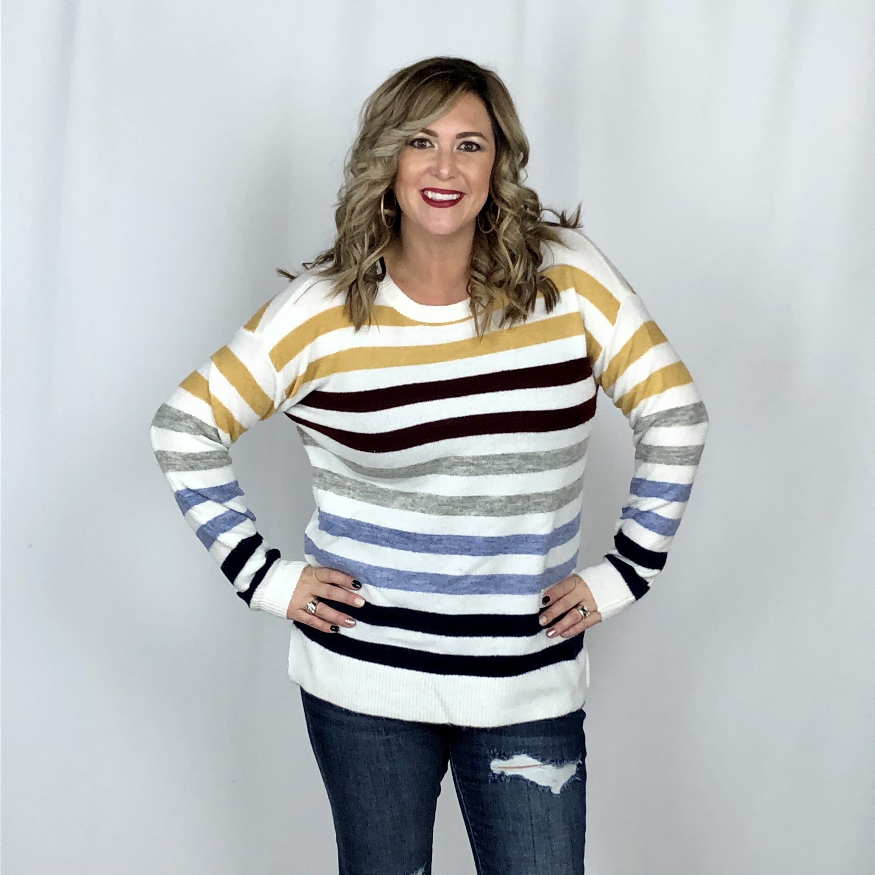 Multi Stripe Sweater