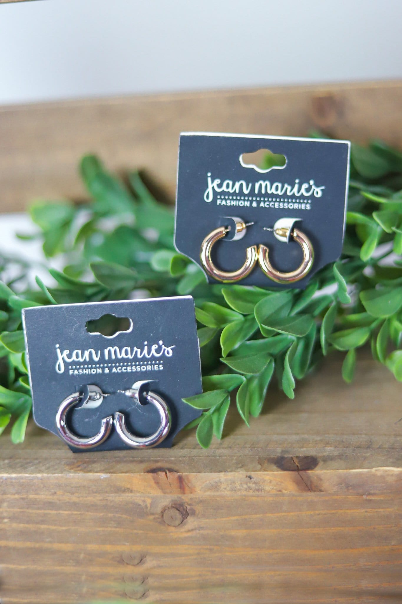 gold and silver hoop earrings 