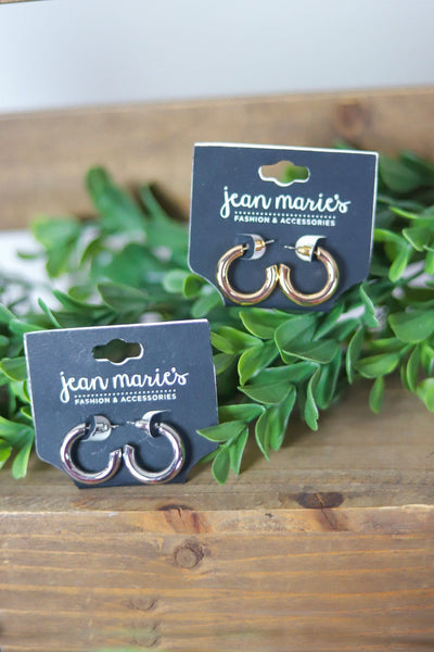 gold and silver hoop earrings 