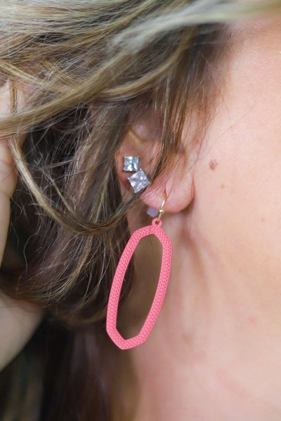 Color Pop Oval Earring