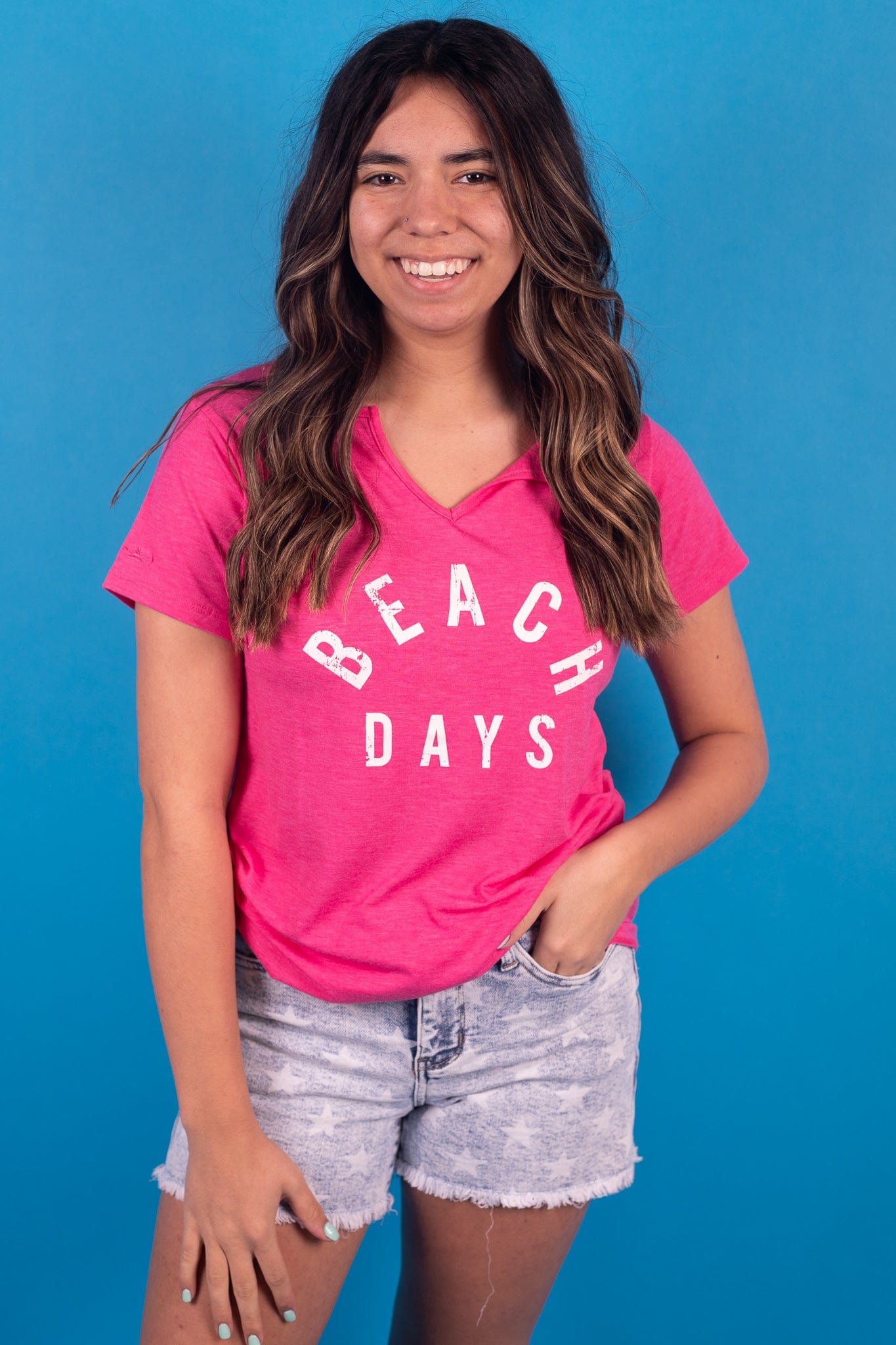 Pink Beach Days Cover Up