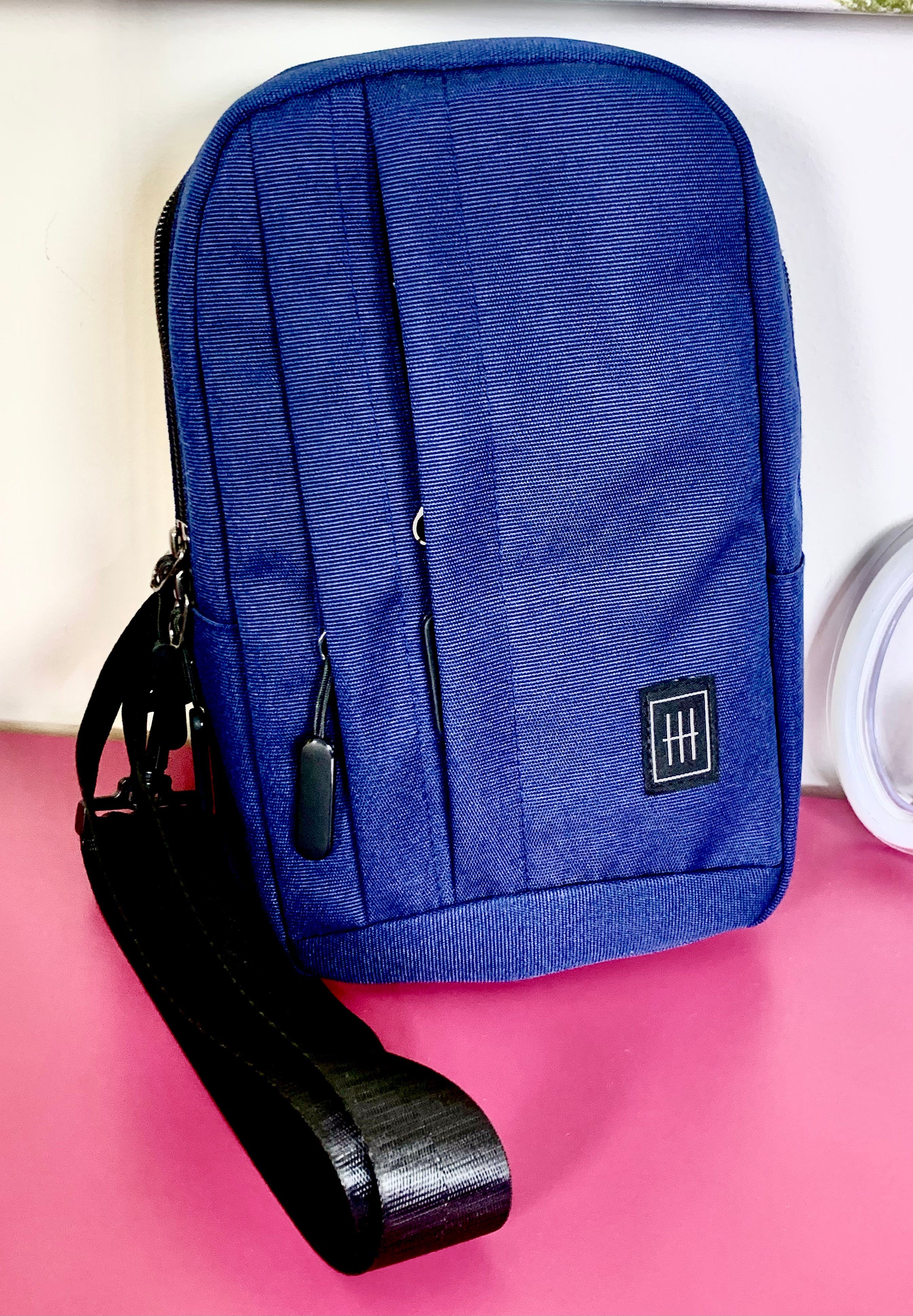 Crossbody Sling Backpack w/Reversible Strap