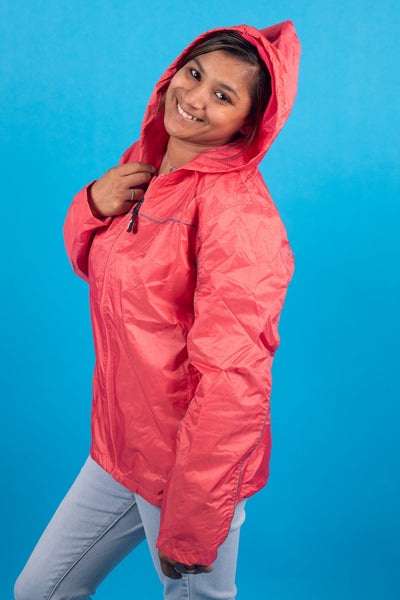 Ladies Single Piping Rain Jacket
