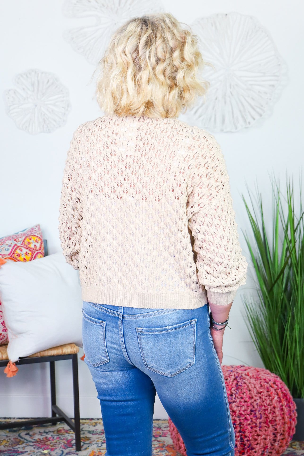 Crochet Knit Cardigan