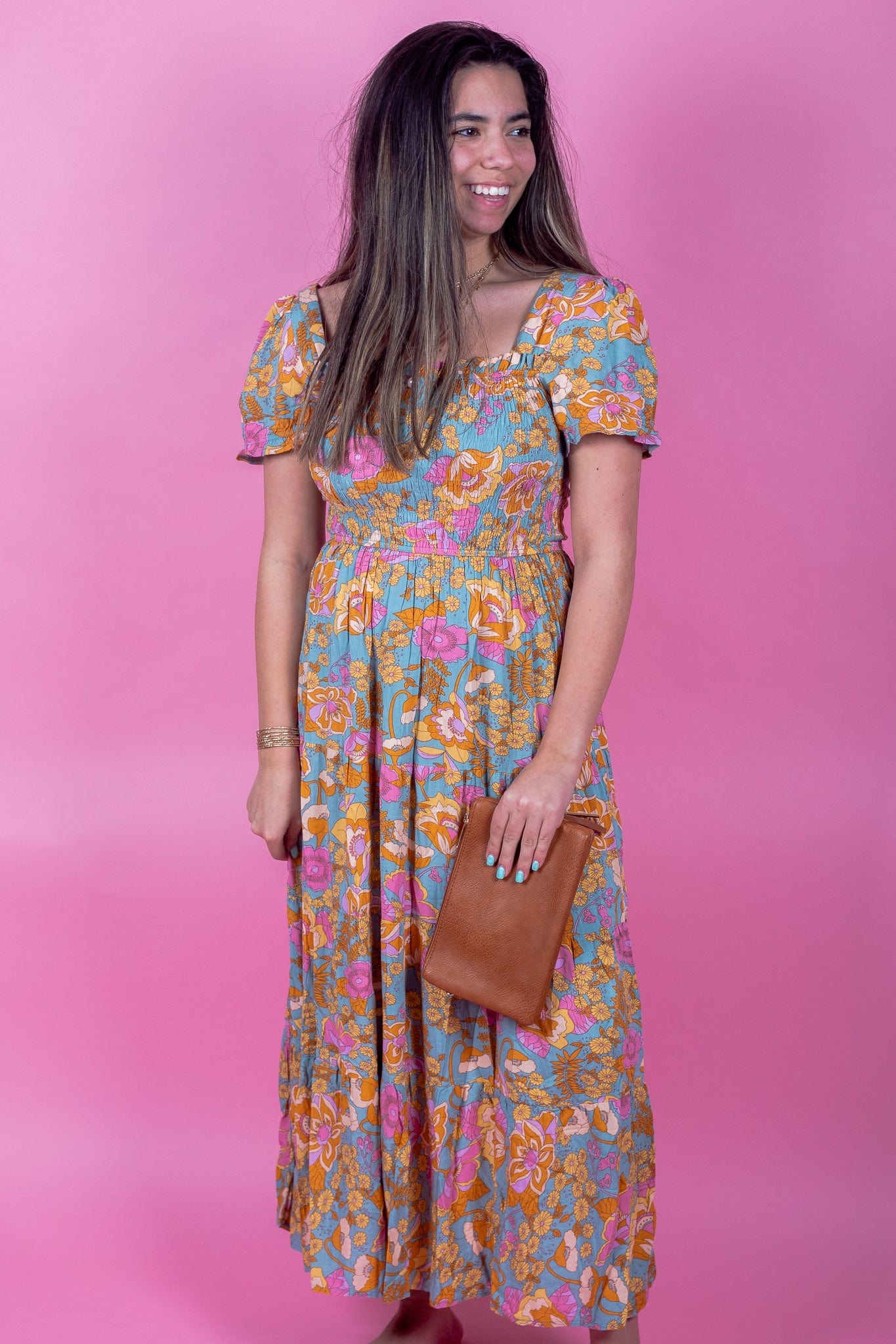 Soda Shoppe Floral Dress