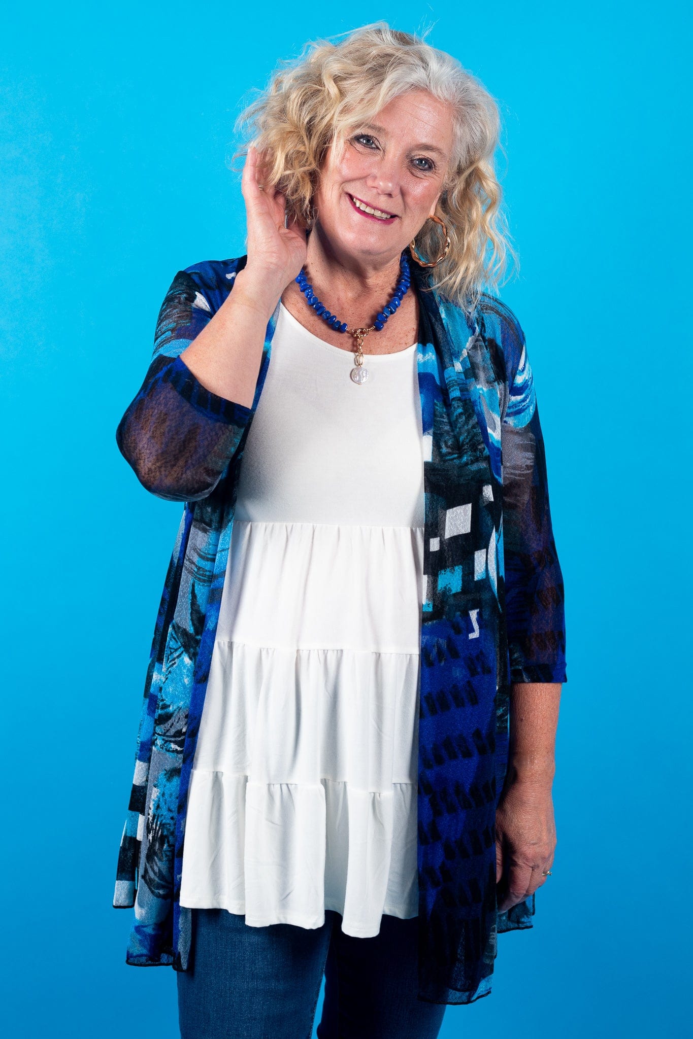 City Blues Mesh Cardigan
