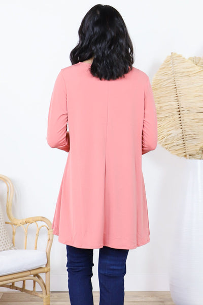 3/4 Sleeve Swing Top