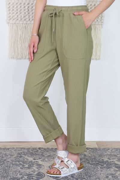 Cotton Drawstring Joggers