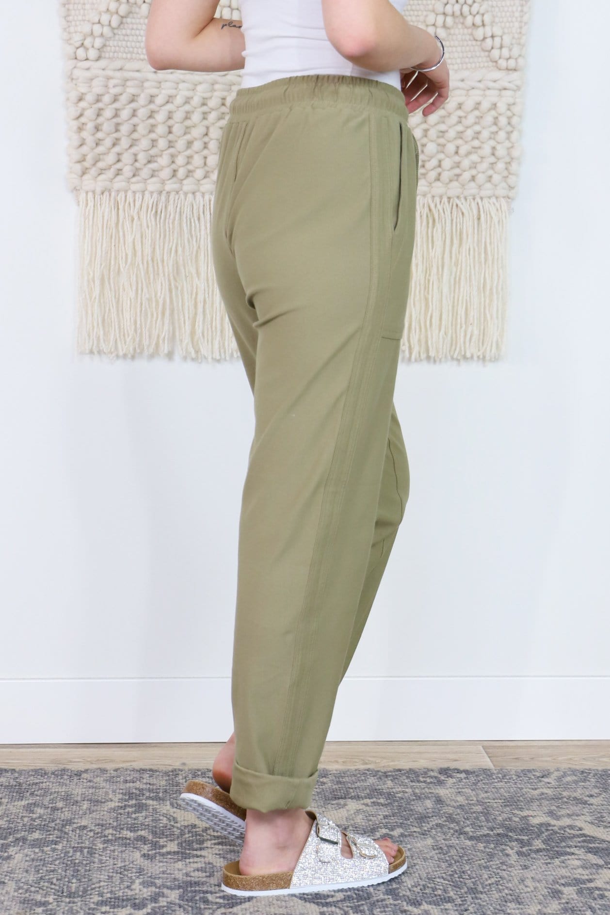 Cotton Drawstring Joggers