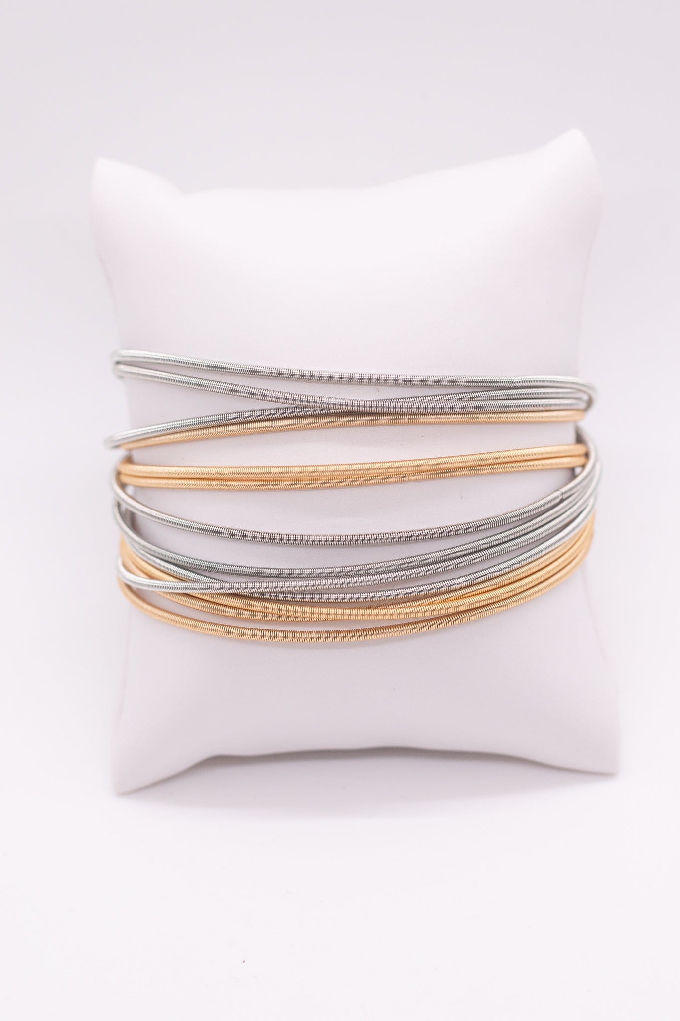 Gold & Silver Guitar String Bracelets